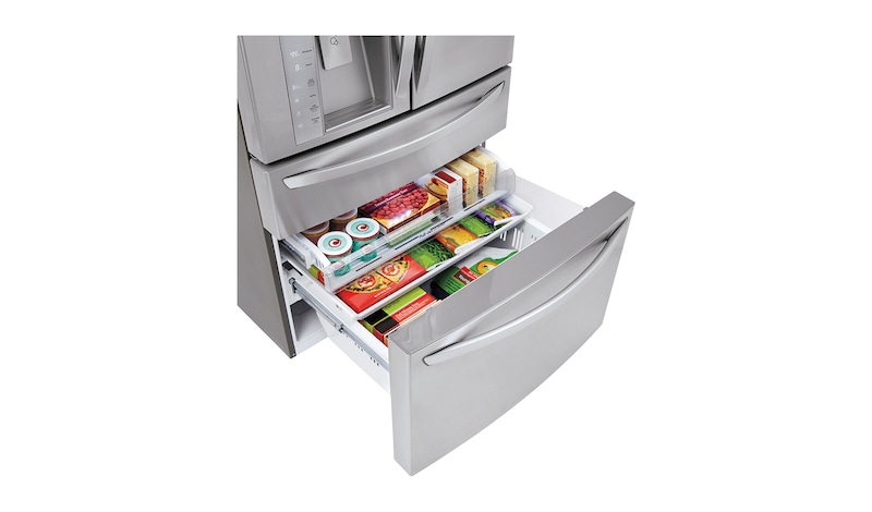 LG Réfrigérateur à 4 portes avec porte à deux battants de 36 pouces et de 30 pi 3 , LMXS30776S